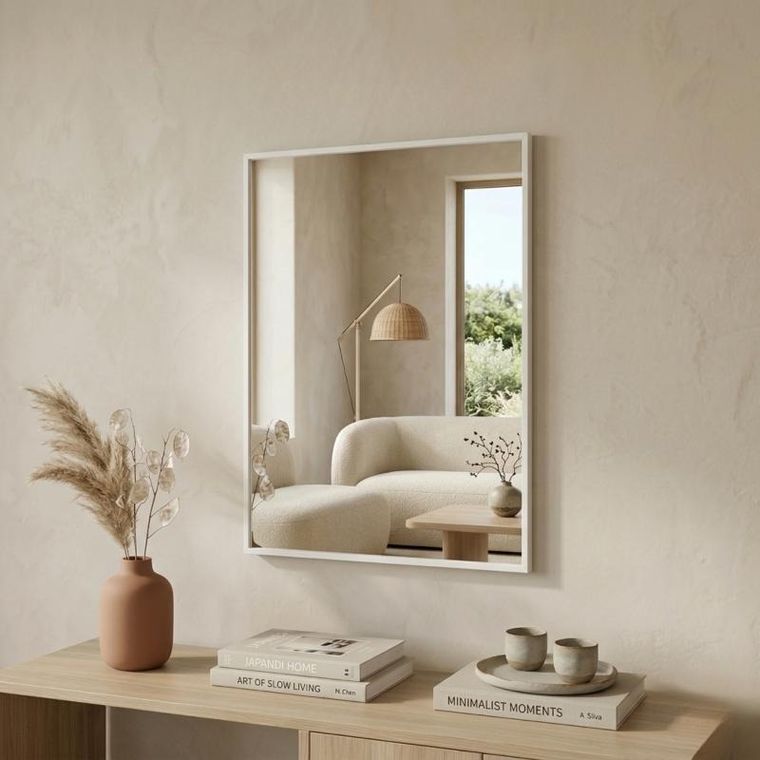 Edaxo, Vinkel, dekoracyjne lustro wiszące, 70-50 cm