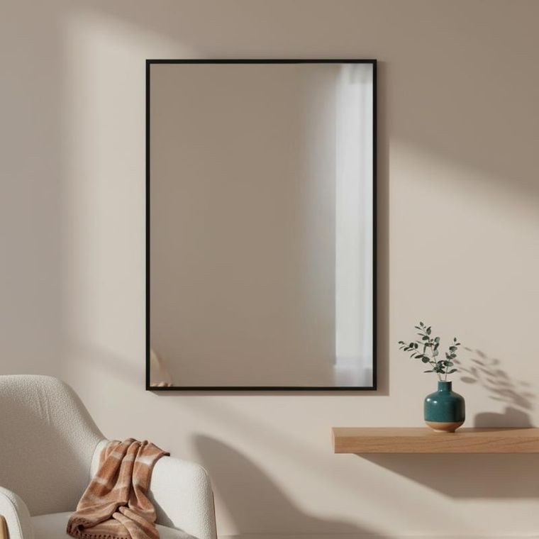 Edaxo, Vinkiel, lustro dekoracyjne, wiszące, 70-50 cm