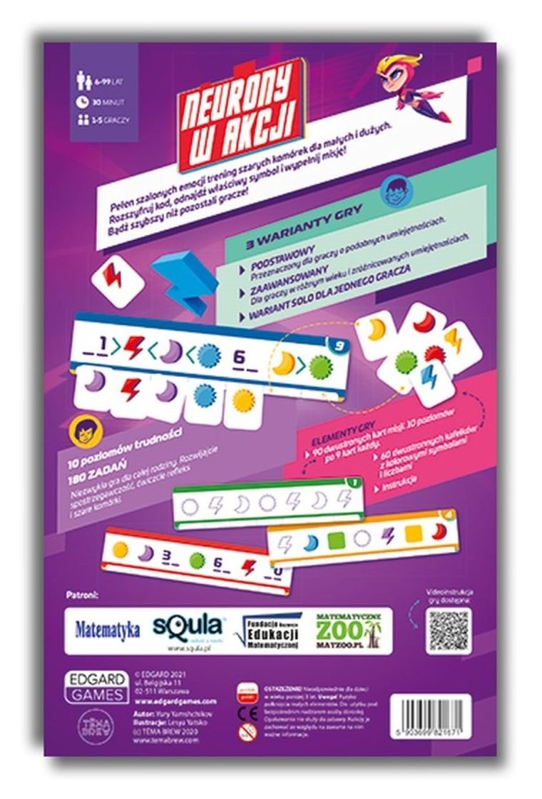 Edgar, Neurony w akcji, gra logiczna