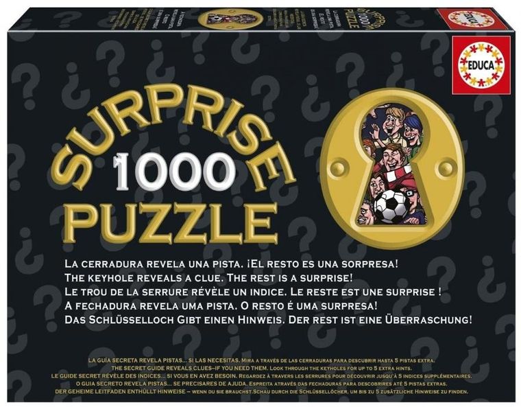 Educa, Surprise, Piłka nożna, puzzle, 1000 elementów