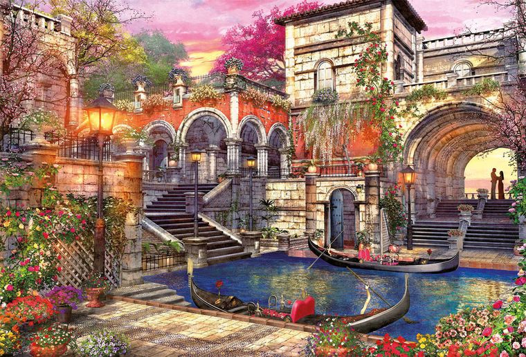 Educa, Weneckie zaloty, puzzle, 3000 elementów