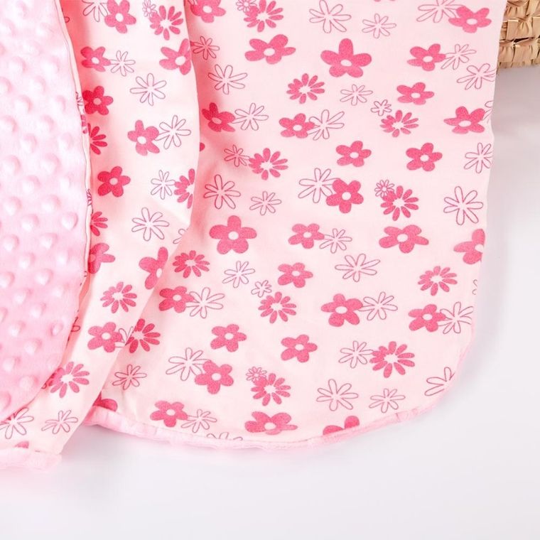 Eevi, kocyk, minky, róż, 75-85 cm