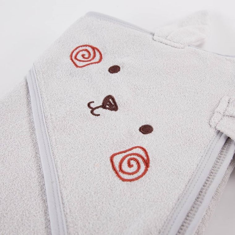 Eevi, Mellow, okrycie kąpielowe, szare, 100-100 cm