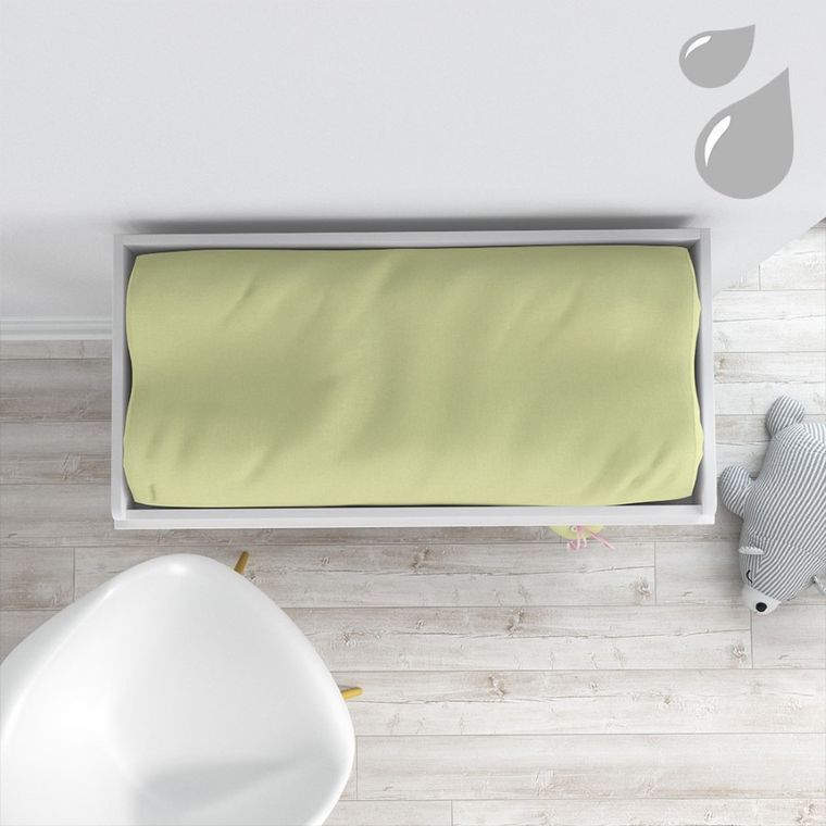 Eevi, pokrowiec na przewijak, bawełniany, jasny zielony