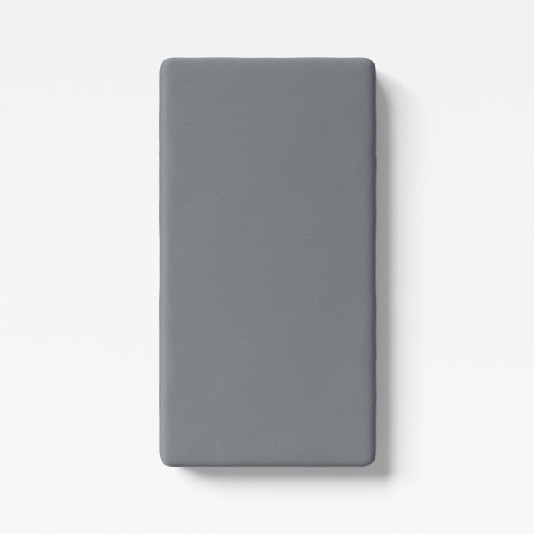 Eevi, prześcieradło bawełniane, ciemnoszare, 140-70 cm