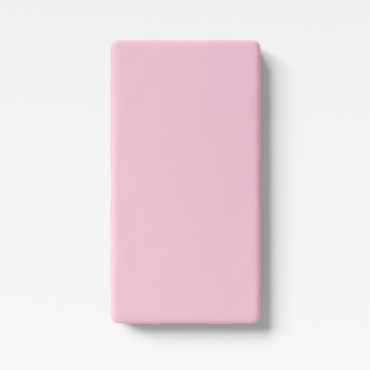 Eevi, prześcieradło bawełniane, różowe, 140-70 cm