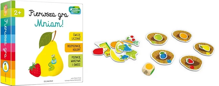 Egmont, Akademia Mądrego Dziecka, Mniam! Pierwsza gra, gra edukacyjna