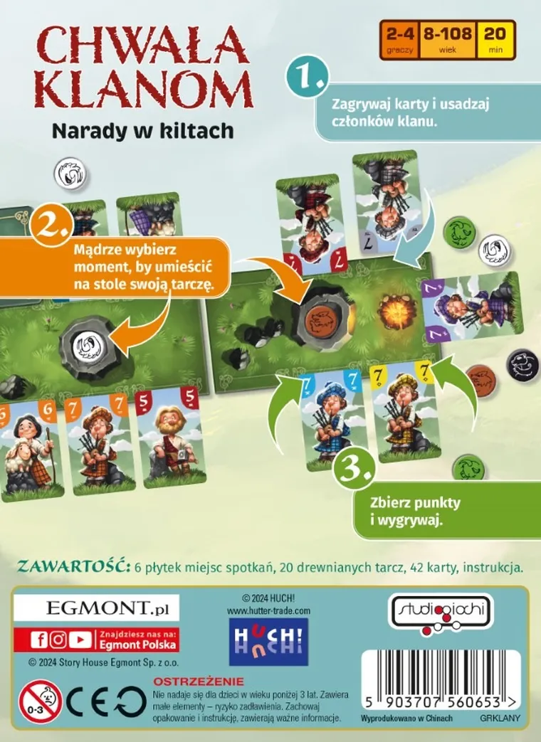 Egmont, Chwała Klanom, gra karciana