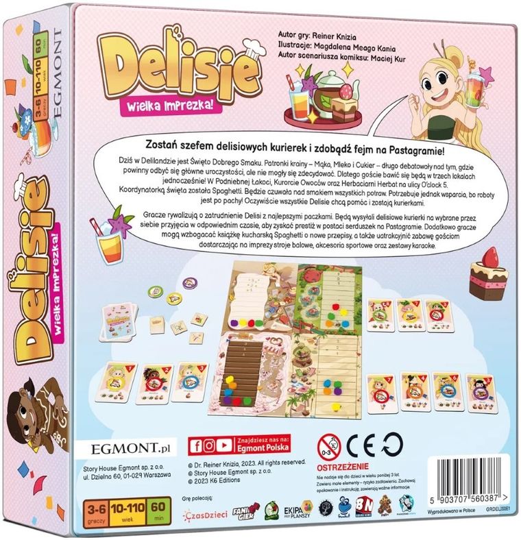 Egmont, Delisie, Wielka imprezka, gra towarzyska