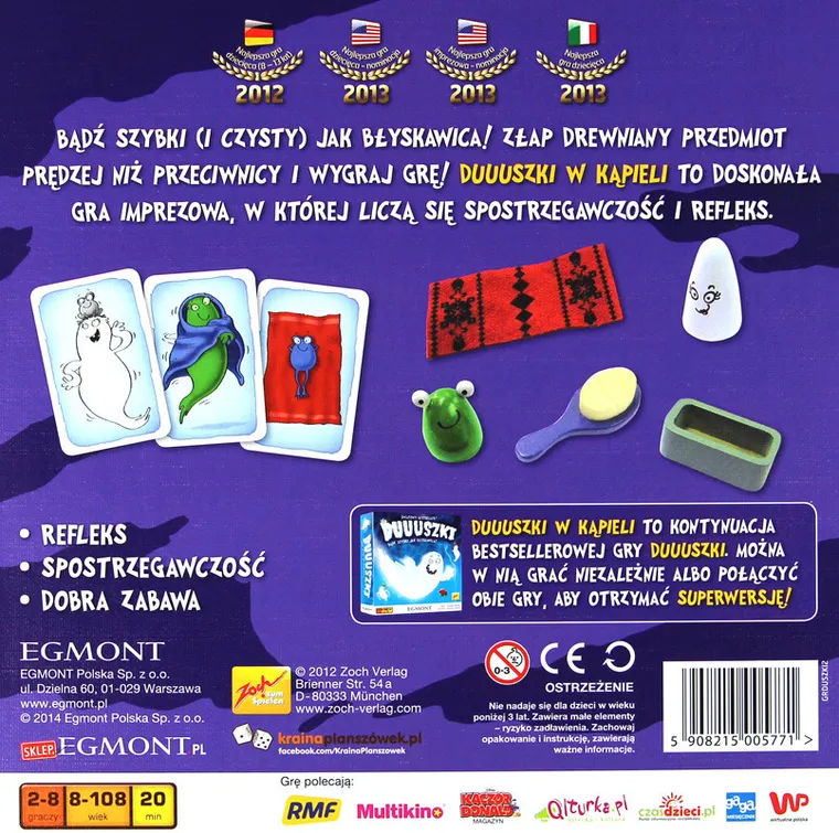 Egmont, Duuuszki w kąpieli, gra planszowa