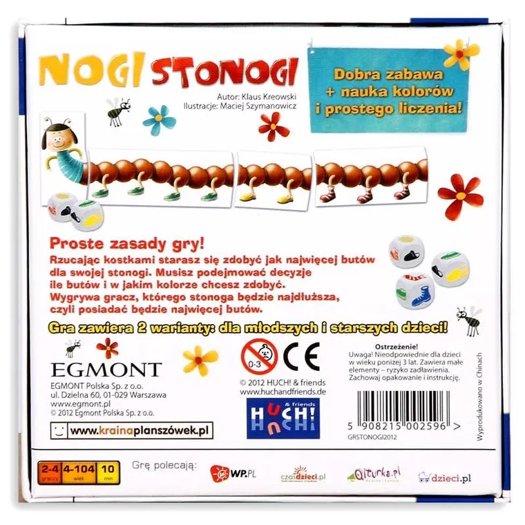 Egmont, Nogi Stonogi, gra familijna