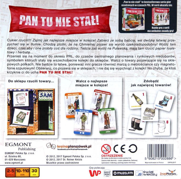 Egmont, Pan tu nie stał! gra planszowa