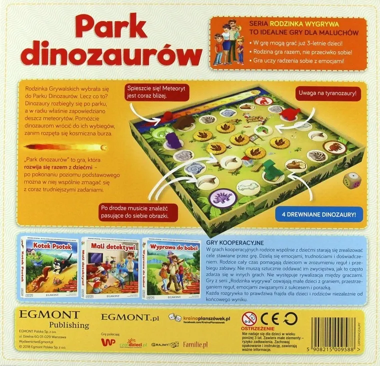 Egmont, Park Dinozaurów, familijna gra kooperacyjna
