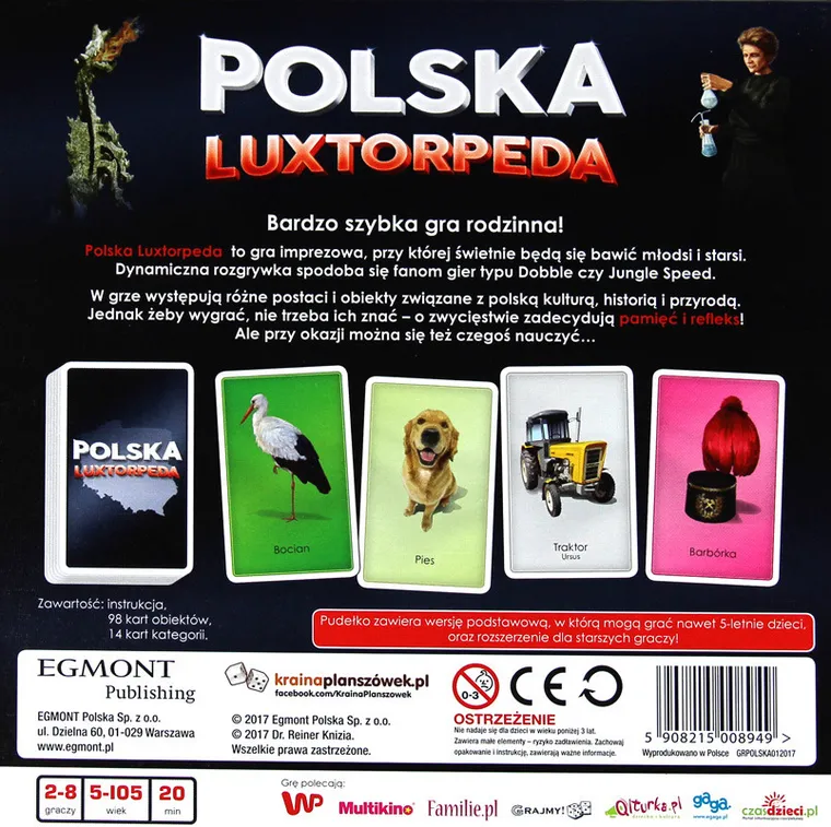 Egmont, Polska. Luxtorpeda, gra imprezowa