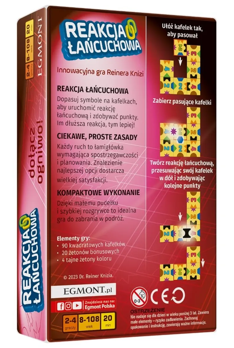 Egmont, Reakcja Łańcuchowa, gra karciana