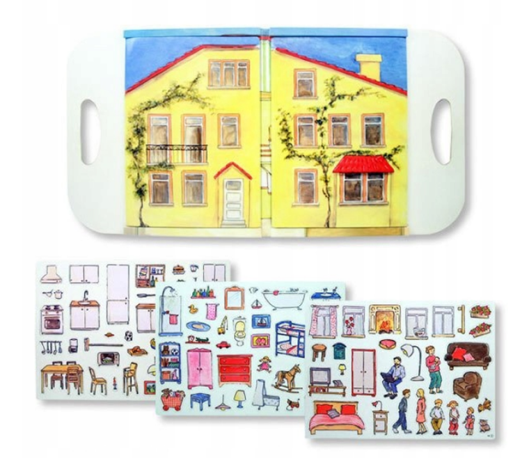 Egmont Toys, Dom, układanka, gra magnetyczna