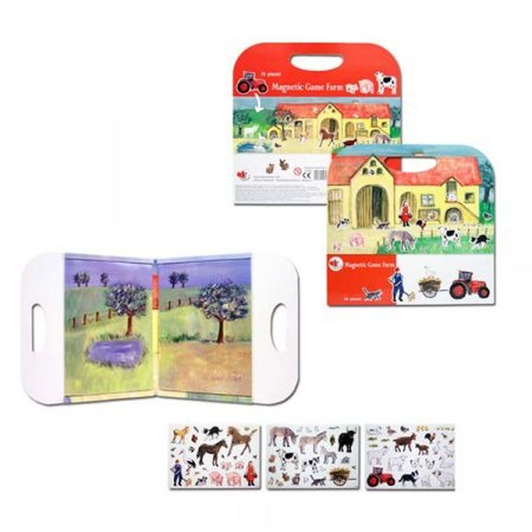 Egmont Toys, Farma, układanka, gra magnetyczna