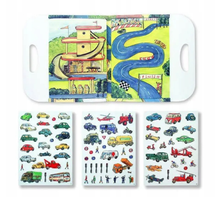 Egmont Toys, Samochody, układanka, gra magnetyczna