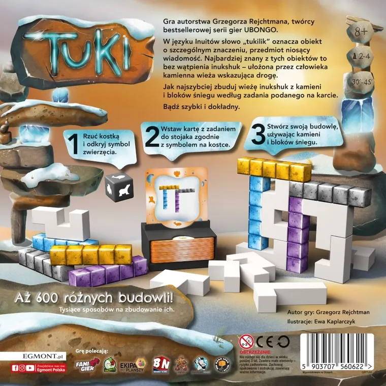 Egmont, Tuki, gra zręcznościowa