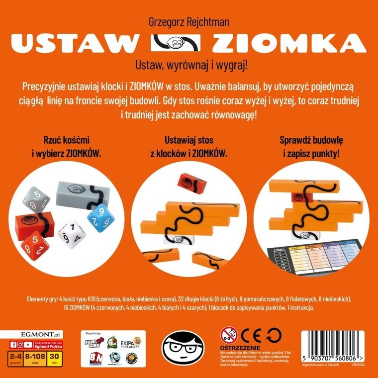 Egmont, Ustaw Ziomka, gra familijna