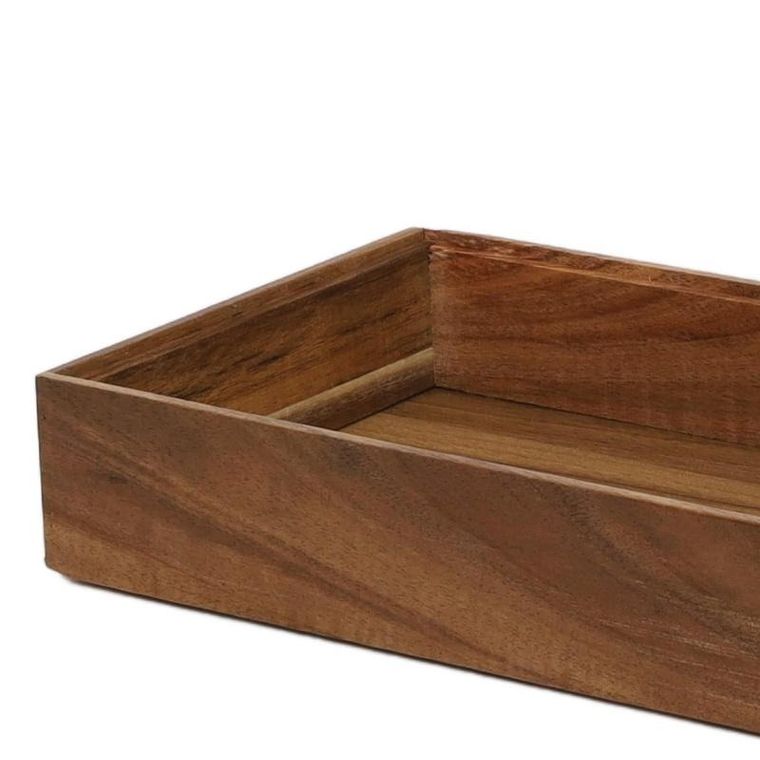 eh Excellent Houseware, Hedo, drewniany organizer na biurko do szuflady, 37,5-15-5 cm