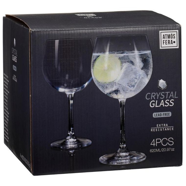 eh Excellent Houseware, kieliszki do ginu, Mani, 4 sztuki