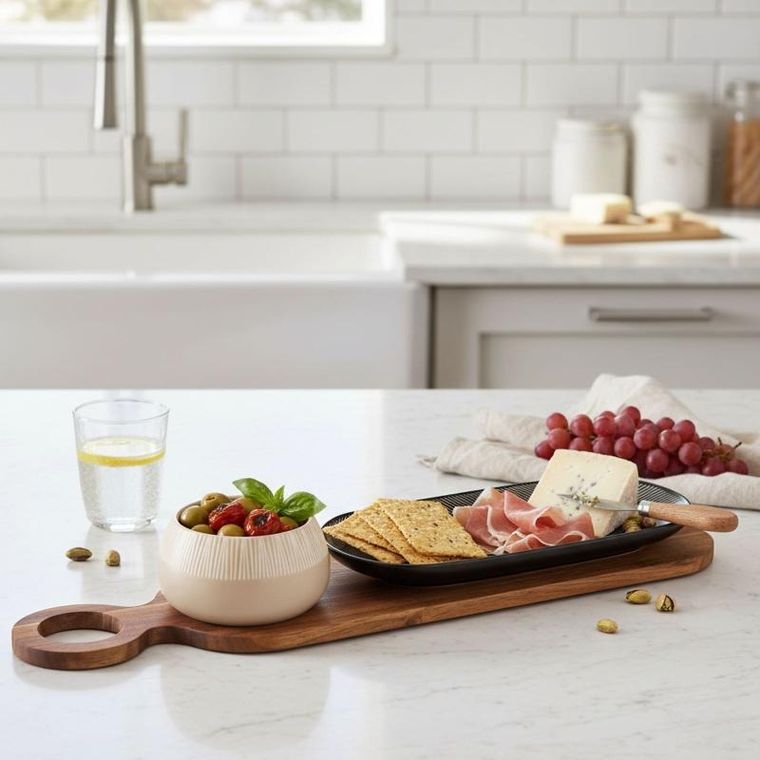 Eh Excellent Houseware, Rori, miseczki na przekąski, taca, miseczka i talerzyk