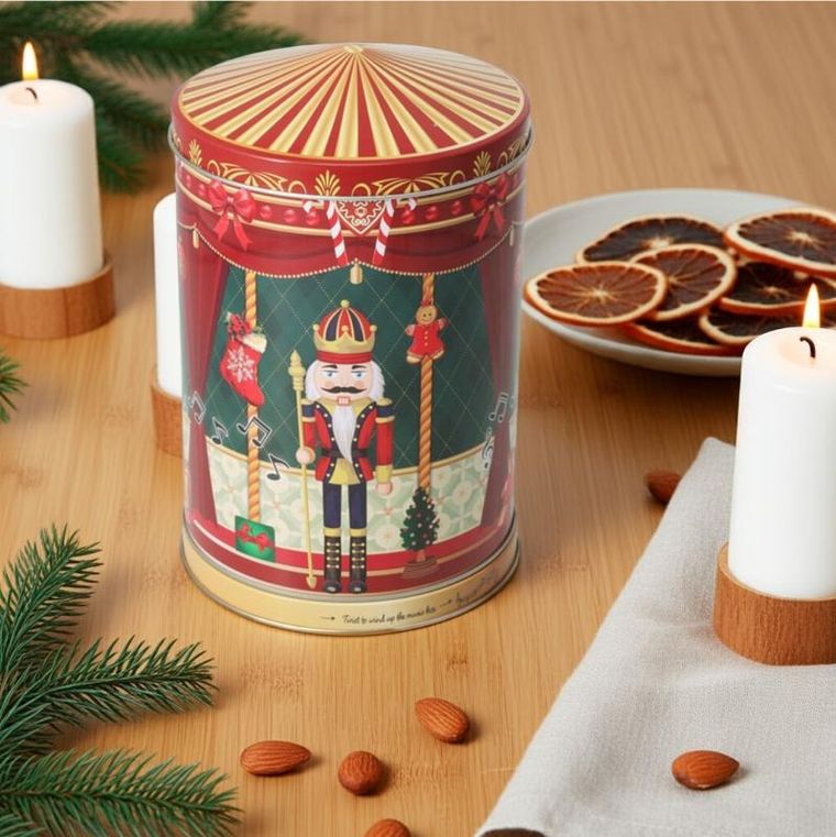 Eh Excellent Houseware, Stellari, puszka na ciastka, karuzela w parku, 13,2 cm