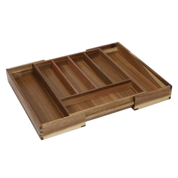 eh Excellent Houseware, wkład do szuflady na sztućce lunu, 28-45-35-5 cm