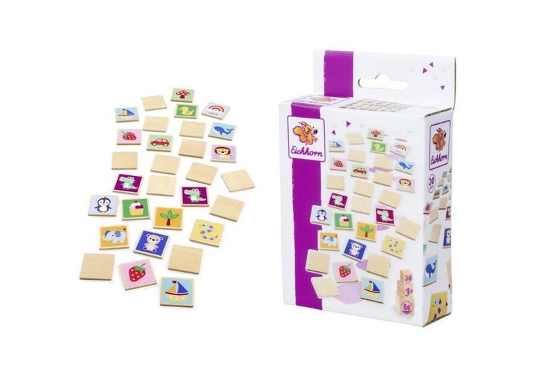 Eichhorn, memory drewniane, 30 elementów