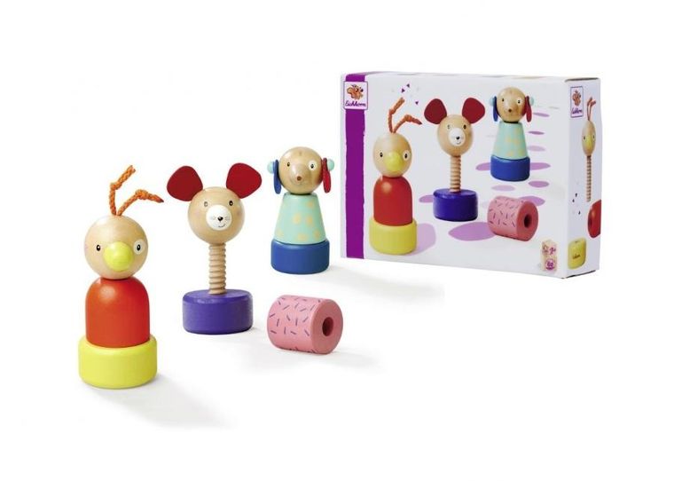 Eichhorn, zwierzęta, drewaniana układanka