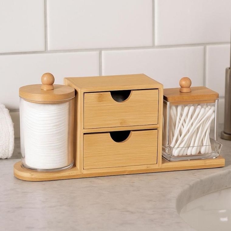 Eleganza, Lana, pojemniki na płatki kosmetyczne i patyczki