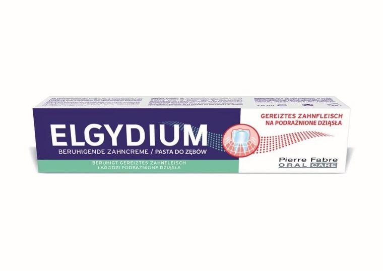 Elgydium, pasta do zębów na podrażnione dziąsła, 75 ml