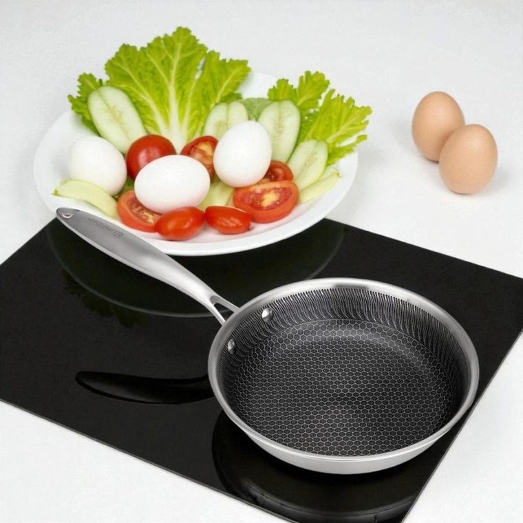 Elitehoff, patelnia z powłoką plaster miodu, stalowa, 22cm, E-7546