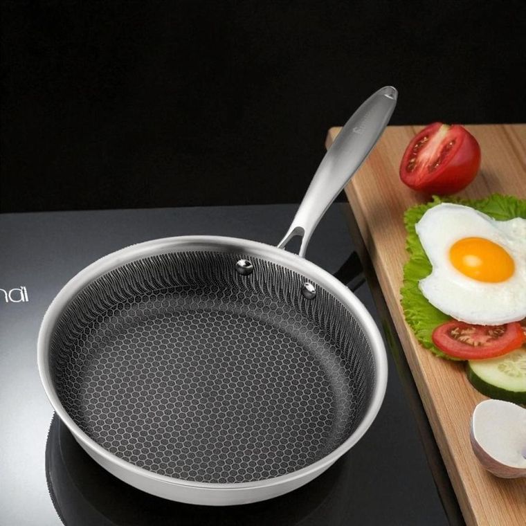 Elitehoff, patelnia z powłoką plaster miodu, stalowa, 24cm, E-7547