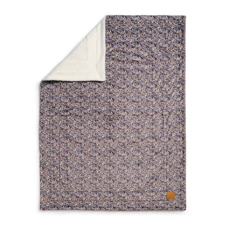 Elodie Details, Pearl Velvet, kocyk, blue garden, 75-100 cm