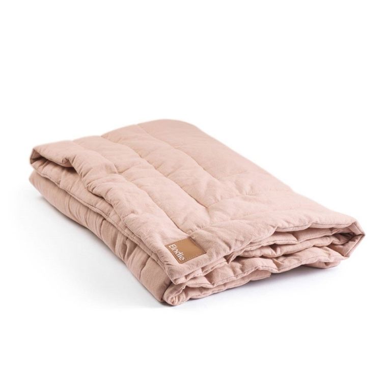 Elodie Details, Quilted Blanket, kocyk, Blushing Pink, 100-100 cm