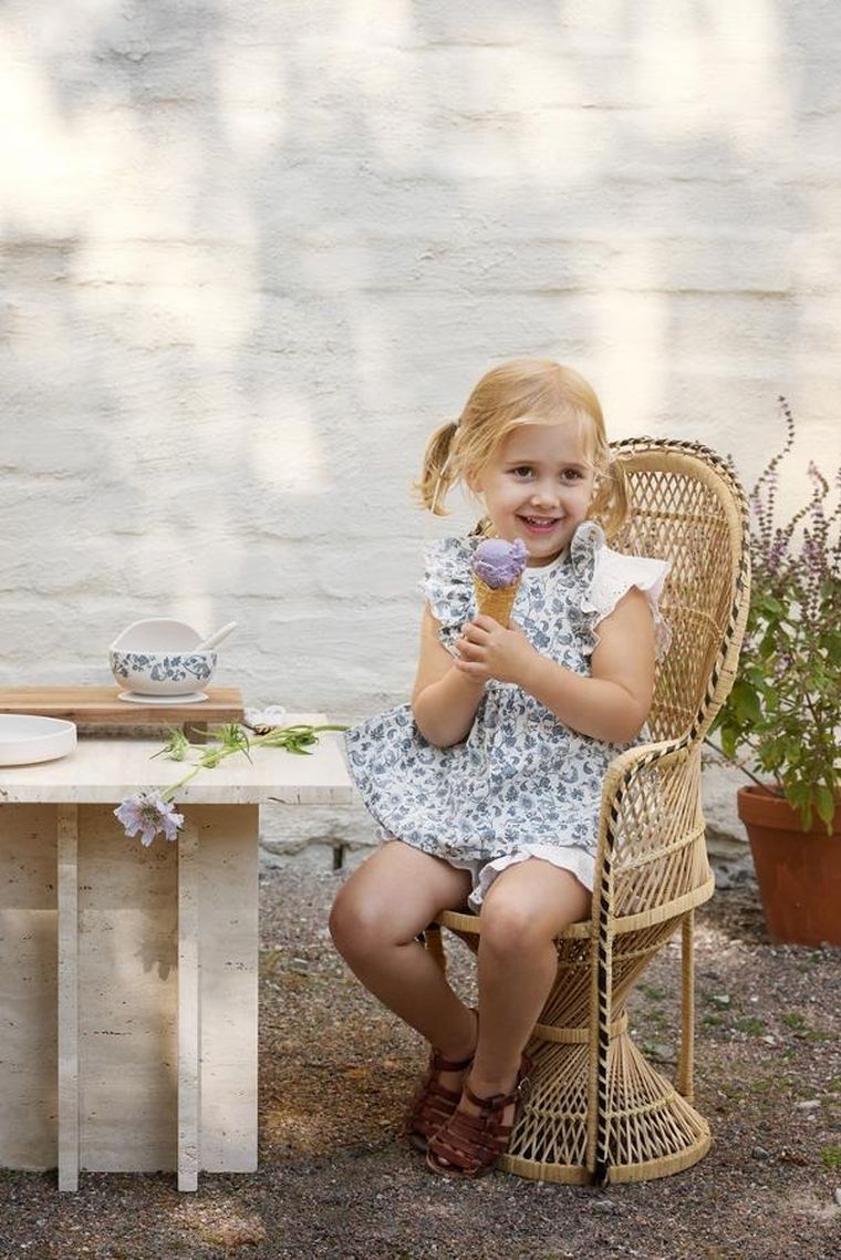 Elodie Details, śliniaczek, fartuszek, Garden Leo Toile