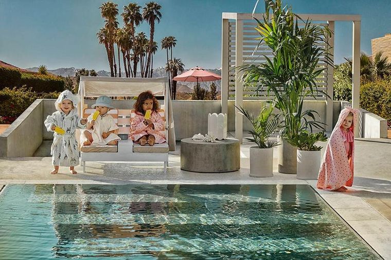 Elodie Details, szlafrok dla dzieci, Vanilla White, 1-3 lata