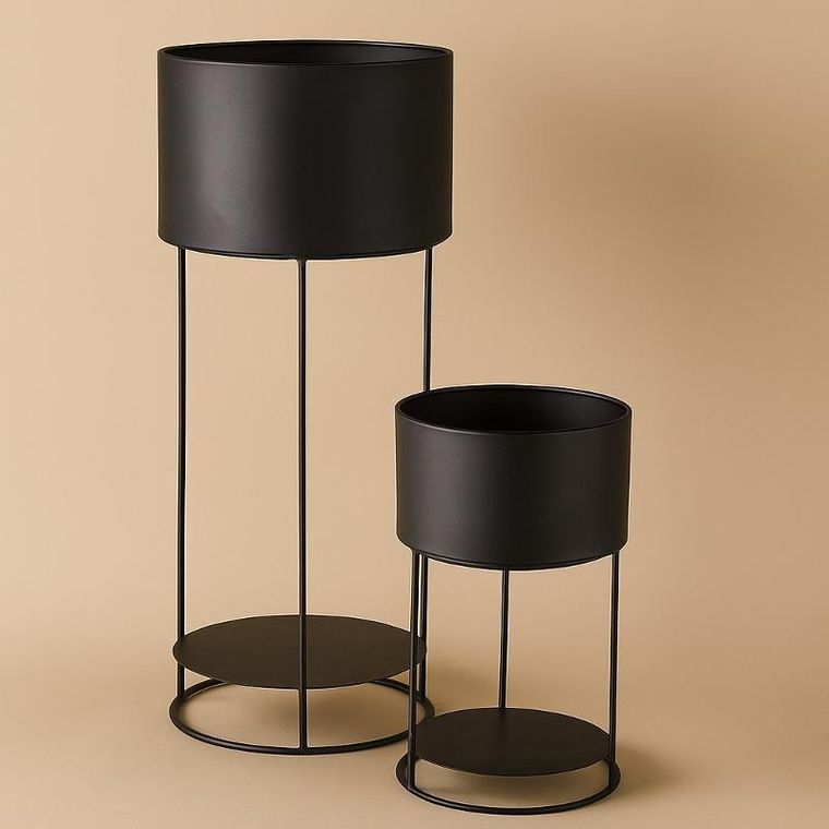 Emako, Omee, kwietnik metalowy, 2 szt.