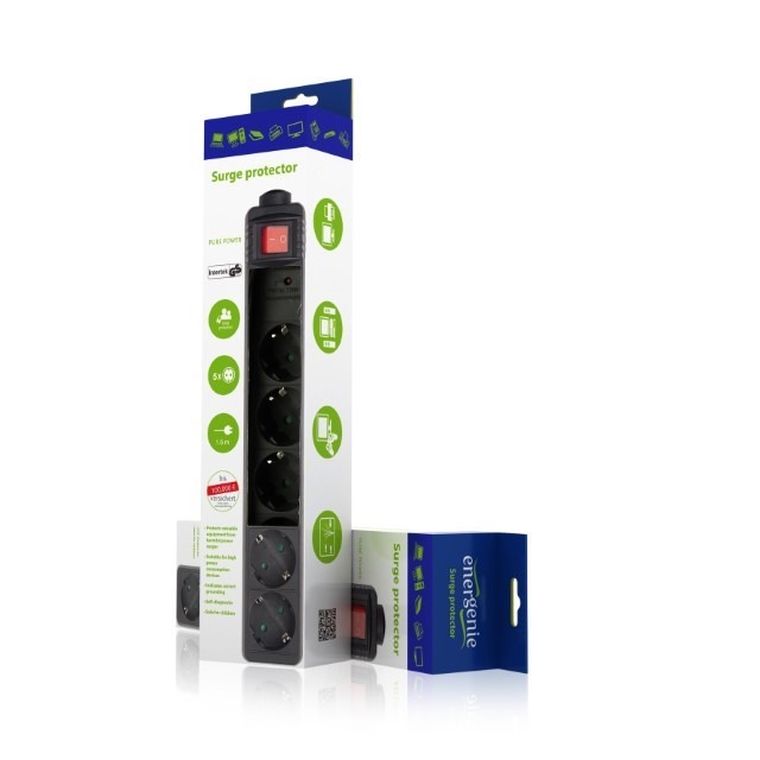 Energenie, listwa zasilająca, 5xVDE, 3m, SPG5-C-10