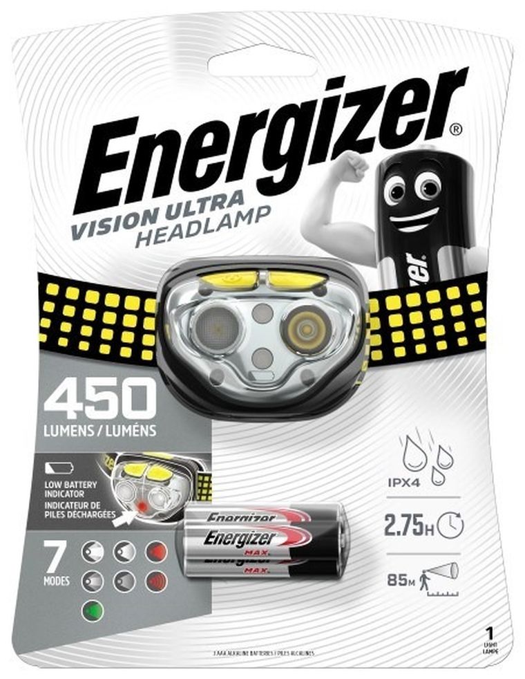 Energizer, latarka Headlight Vision Ultra Headlight, 3AAA, 450 LM