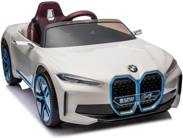 Enero, BMW I4, pojazd na akumulator, biały