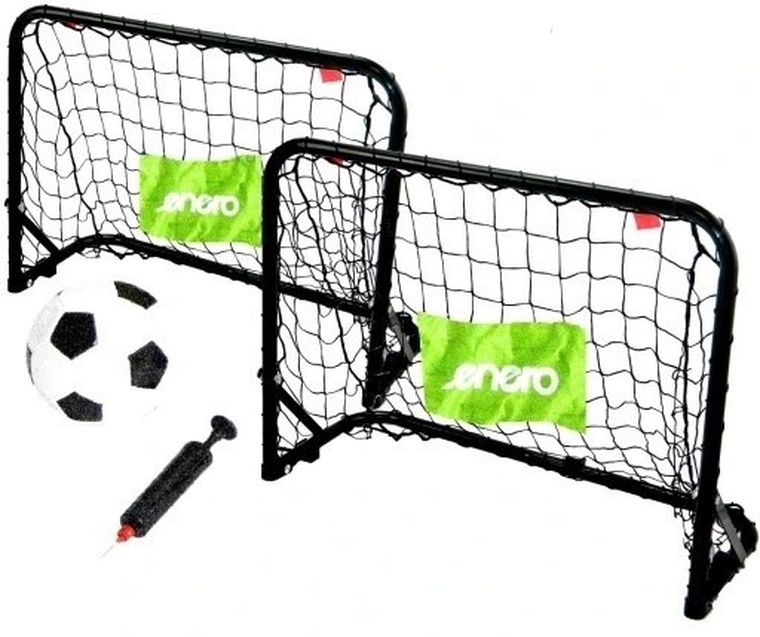 Enero, bramki piłkarskie, metalowe, 60-45-24 cm