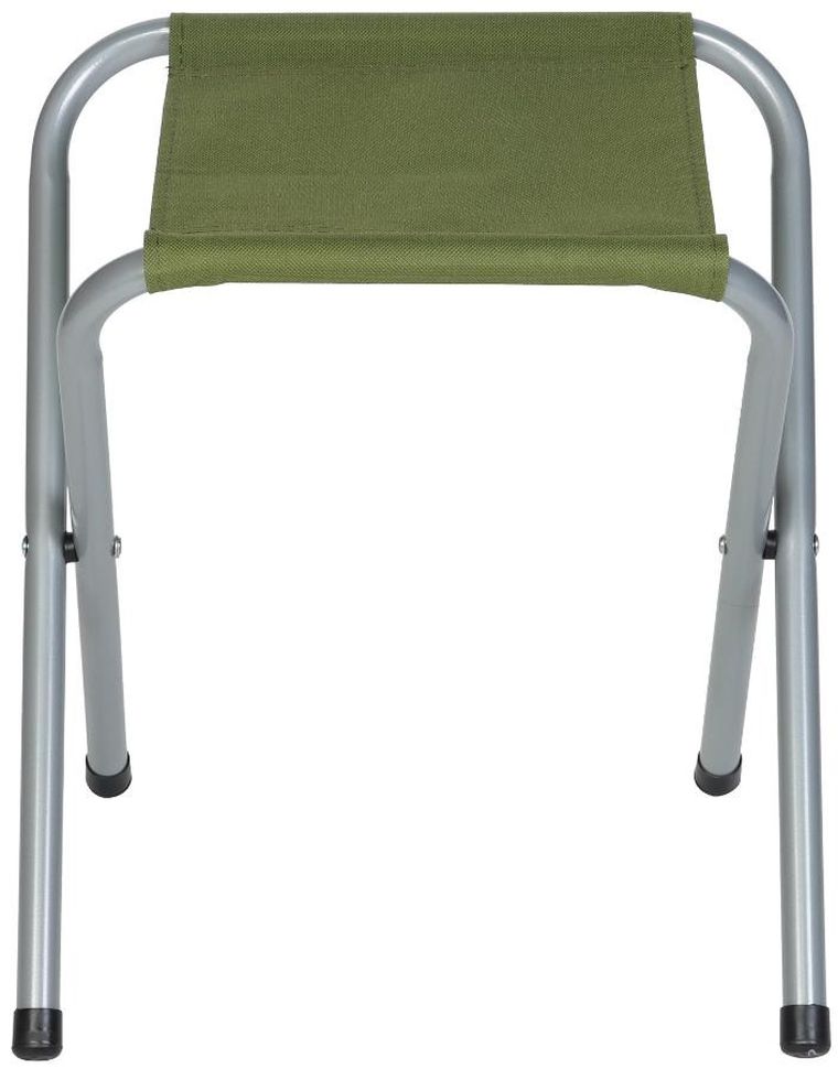Enero Camp, krzesło turystyczne, taboret składany, zielony, 33-27-35 cm
