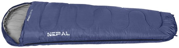 Enero Camp, Nepal, śpiwór, granatowy, 210-80-50 cm