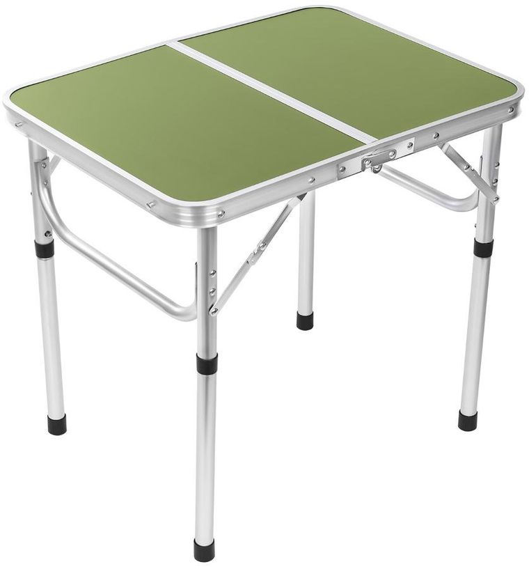 Enero Camp, składany stolik turystyczny, zielony, 60-45-25/56 cm