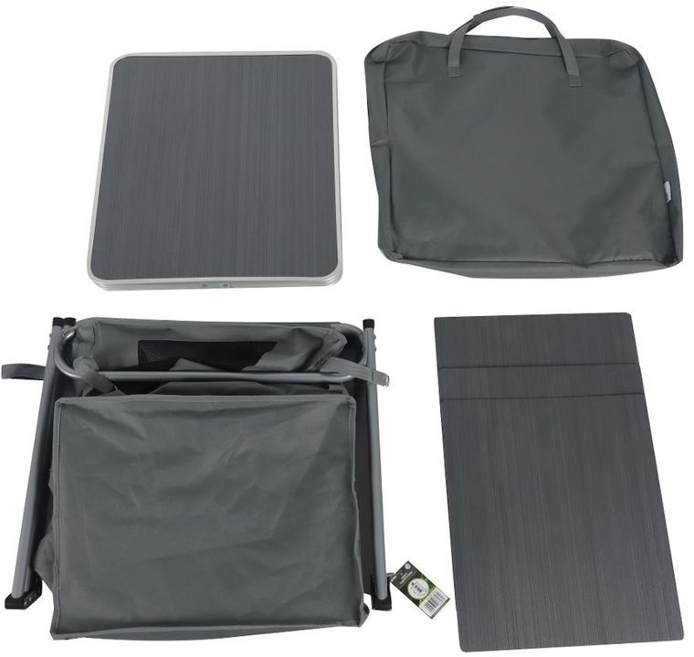 Enero Camp, szafa turystyczna z 3 półkami, składana, 60-51-98 cm