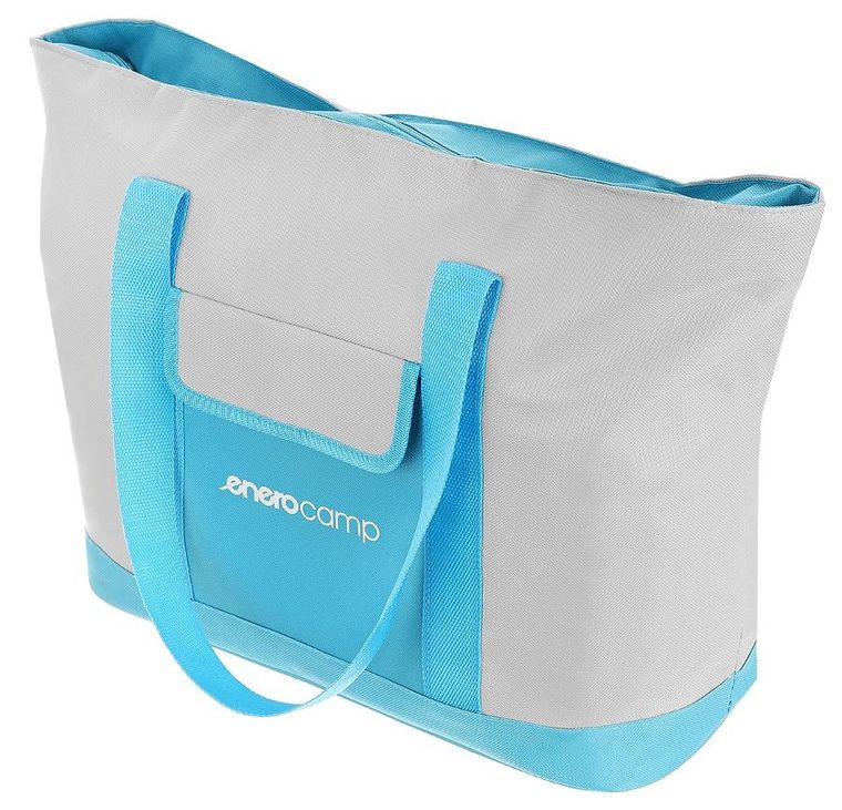 Enero Camp, torba termiczna, błekitno-szara, 25l