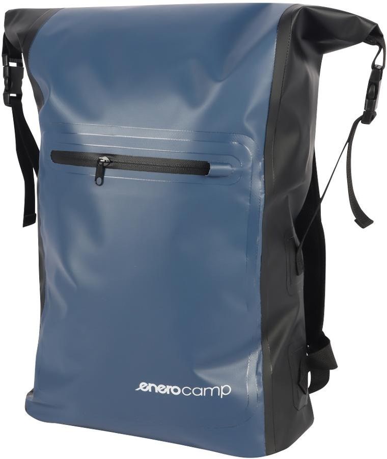 Enero Camp, wodoszczelny plecak turystyczny, granatowy, 25l